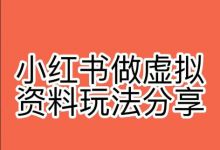 小红书操作虚拟资料，搬运工模式，闷声发财比谁都快
